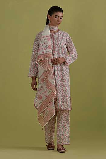 Floral Print Kurta Set