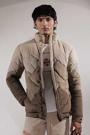 Mountain Inspired Quilted Puffer Jacket