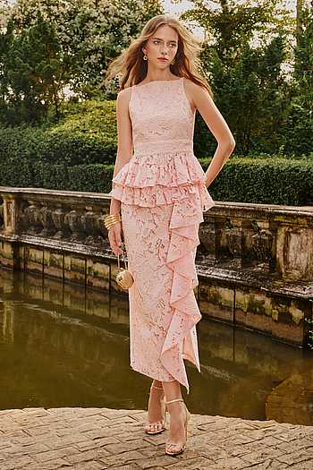 Brenna Embroidered Top & Skirt Set