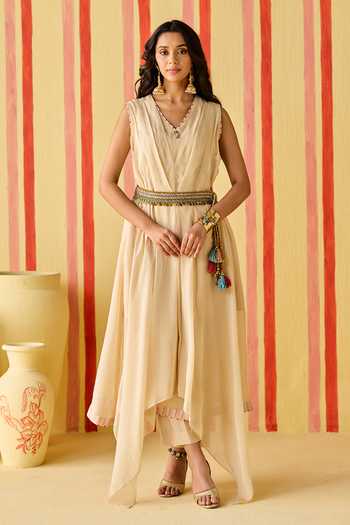loose fitting dress pants Long Sleeve Dress For Girl Organic flammed Cotton Studio Bohème main image 0