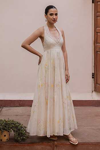 sachin and babi light blue dress Ivory Selene Maxi Dress main image 0