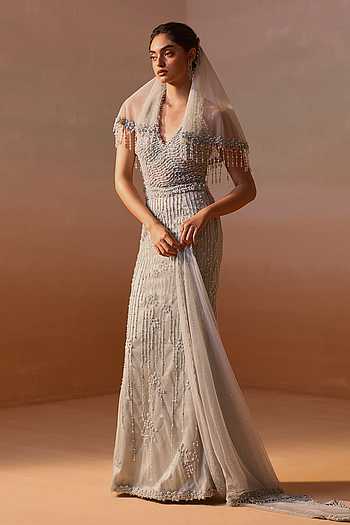 Embellished Corset Skirt Set