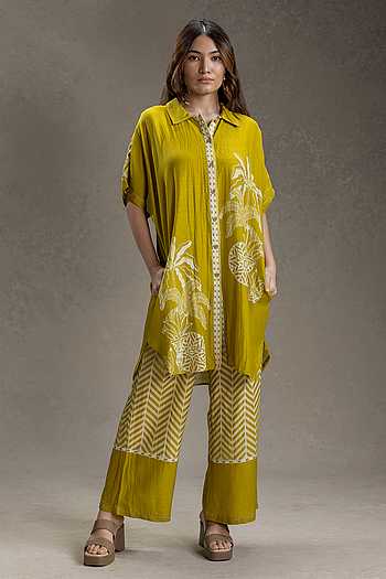 Kyomi Print Tunic With Pant