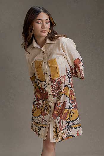 Naomi Print Dress
