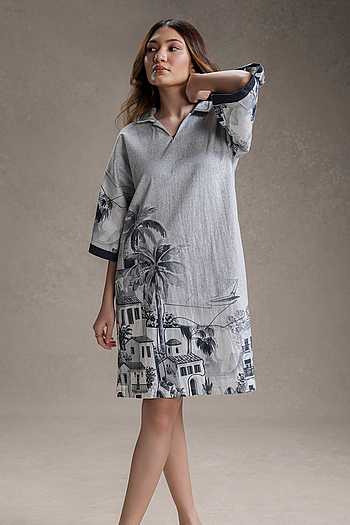 Reviera Print Dress