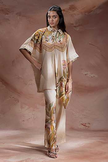 Zeya Pattern Tunic With Pant