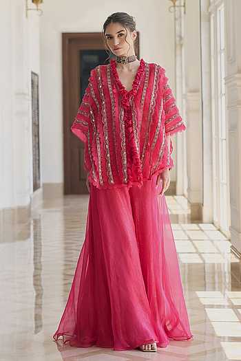 Roselle Organza Jacket Set