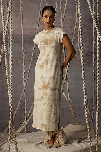 Textured Pattern Knitted Dress
