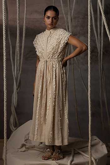 Lace Ruched Dress