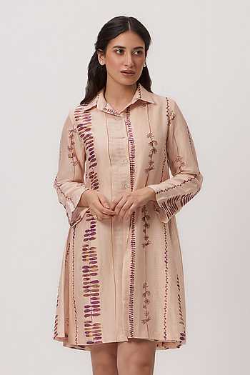 Watercolour Print Dress
