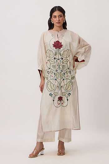 Lotus Jaal Kurta & Pant Set