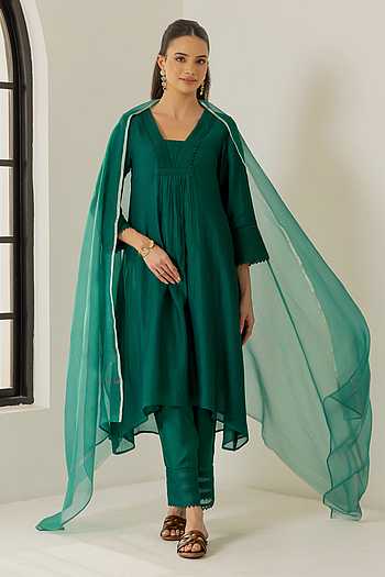 Samira Cotton Silk Kurta Set