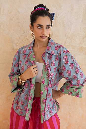 Aquella Floral Print Jacket