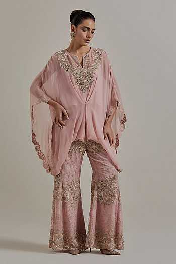 Hand Embellished Top & Palazzo Set