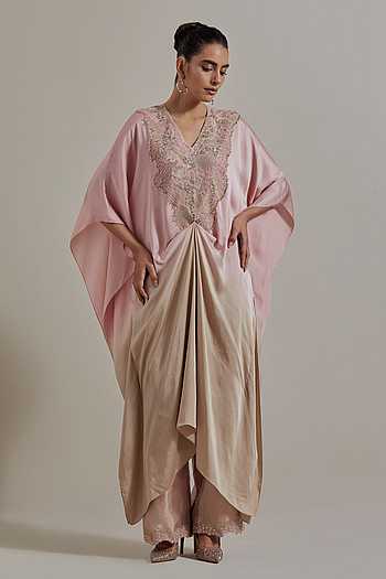 Hand Embellished Kaftan & Pant Set