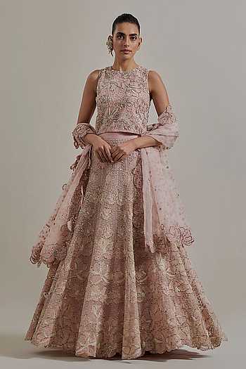 Hand Embellished Lehenga Set