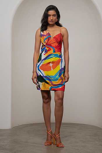 Ruel Draped Short Dress