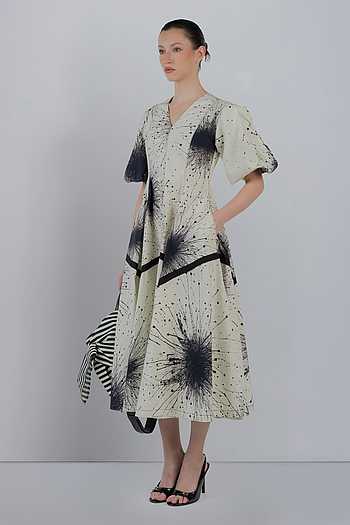 Splatter Thalia Cotton Dress