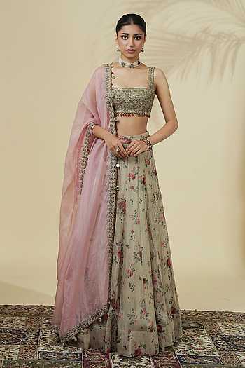 Printed Lehenga Set