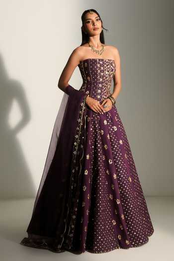 Erin Embroidered Corset Lehenga Set