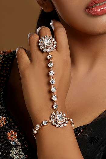 Kundan Polki Hathphool