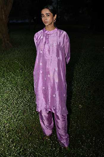 Mulberry Silk Kurta Set