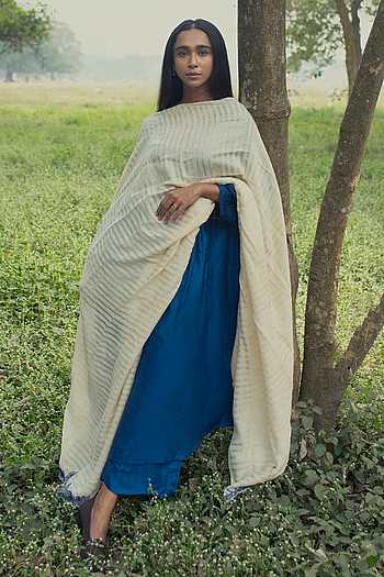 Pintuck Bodice Straight Kurta Set