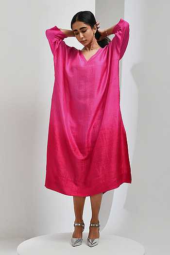 Hand Spun Mulberry Silk Kaftan