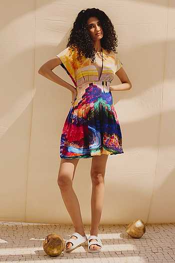 Vivid Rush Printed Dress