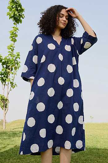 Marie Polka Dot Dress