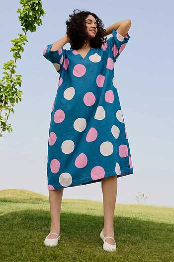 Marie Polka Dot Dress