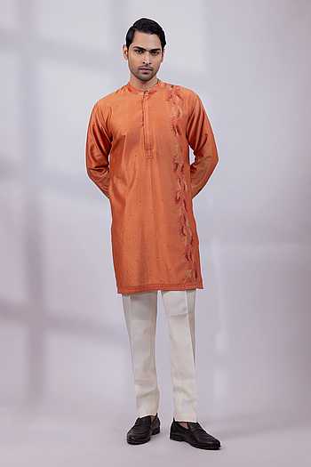 Kesar Wave Embroidered Kurta Set