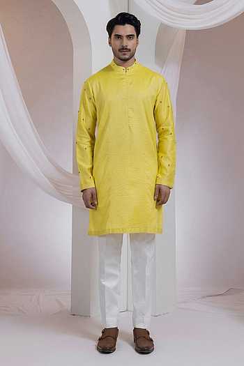 Etched Dusk Embroidered Kurta & Pant Set