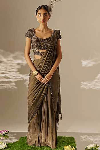 Ishvari Pre-Draped Saree Set