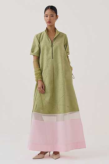 Turtle Neck Maxi Dress