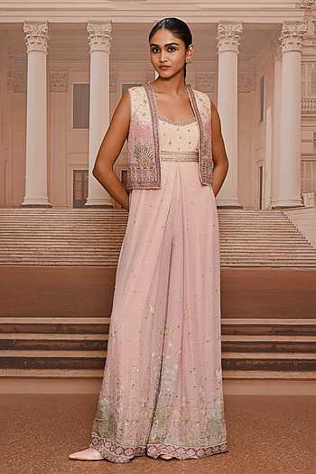 Pichwai Jumpsuit & Gillet Set