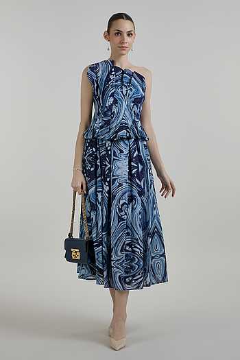 Marbela Print Top & Fanfare Skirt Set