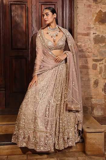 Hand Embroidered Lehenga Set