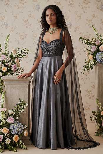 Sequin Embellished Anarkali Set
