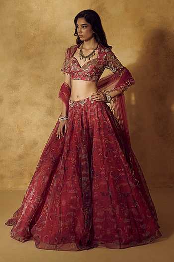 Roshni Floral Print Lehenga Set