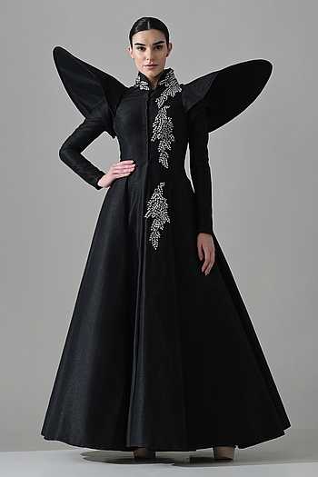 Hand Embroidered Linen Gown