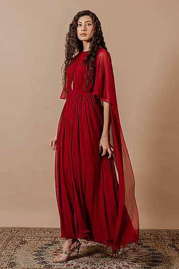 Camellia Ruched Gown