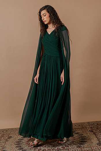 Iris Draped Gown