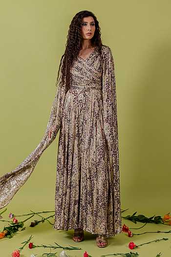 Saphira Leopard Print Gown