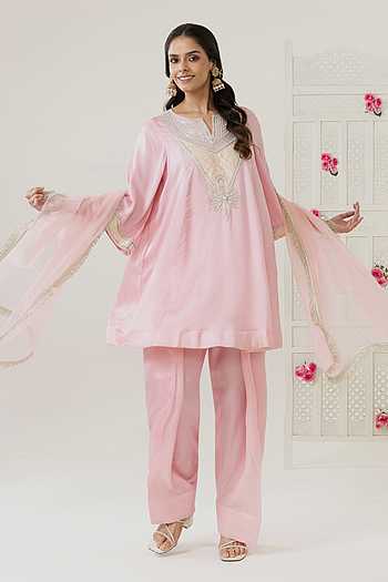 Noora Embellished Yoke Kurta Set