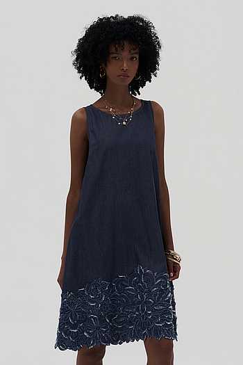 Makani Indigo Denim Dress