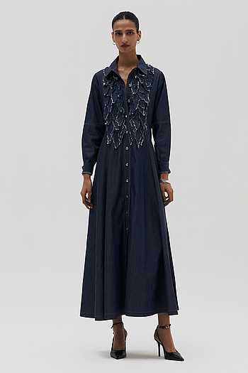 Pascale Indigo Denim Dress