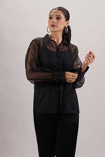 3D Embroidered Shirt & Pant Set 
