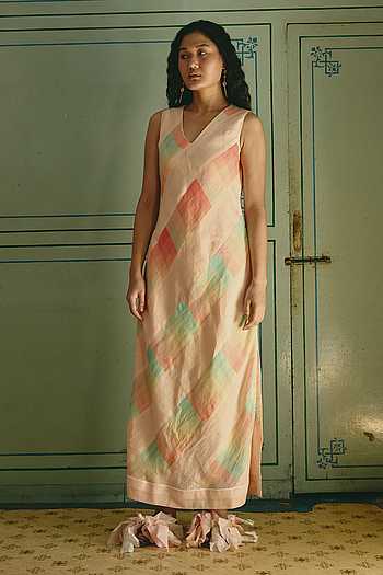 Camila Checkered Pattern Dress