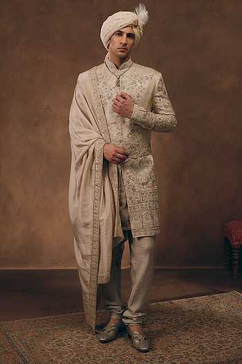 Ivory Signature Royal Sherwani Set